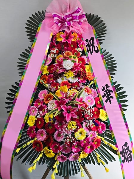 웨딩스퀘어 성북점 가장 인기있는 3단화환 기본형